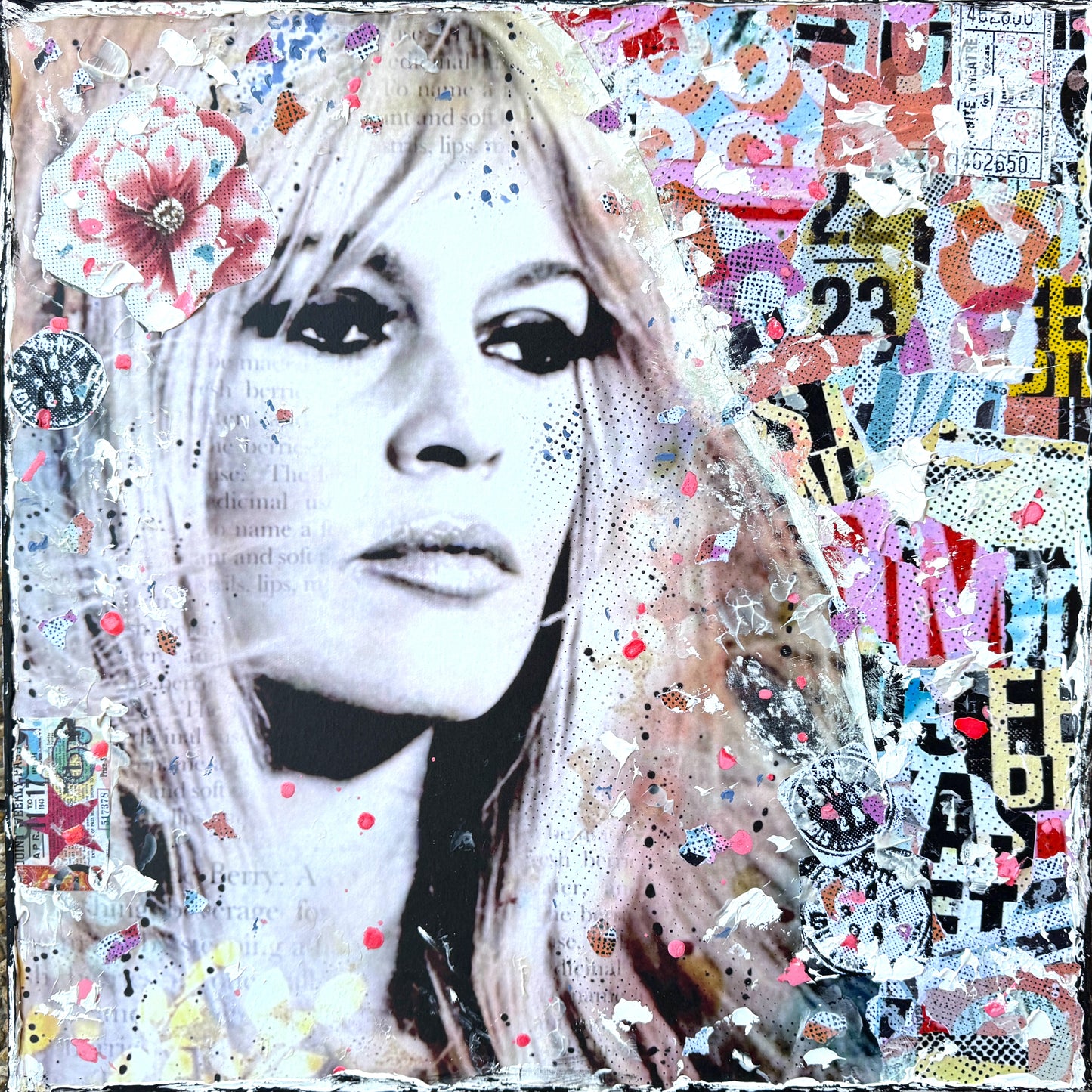 Prints für Brigitte Bardot Collage