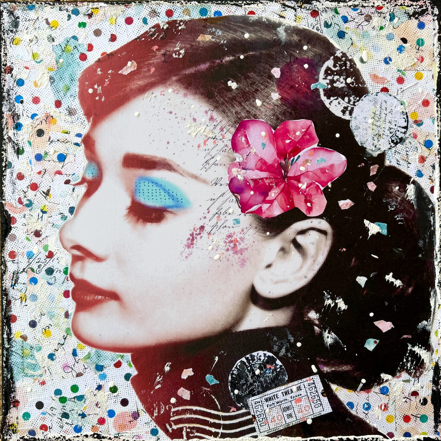 Prints für Audrey Hepburn Collage