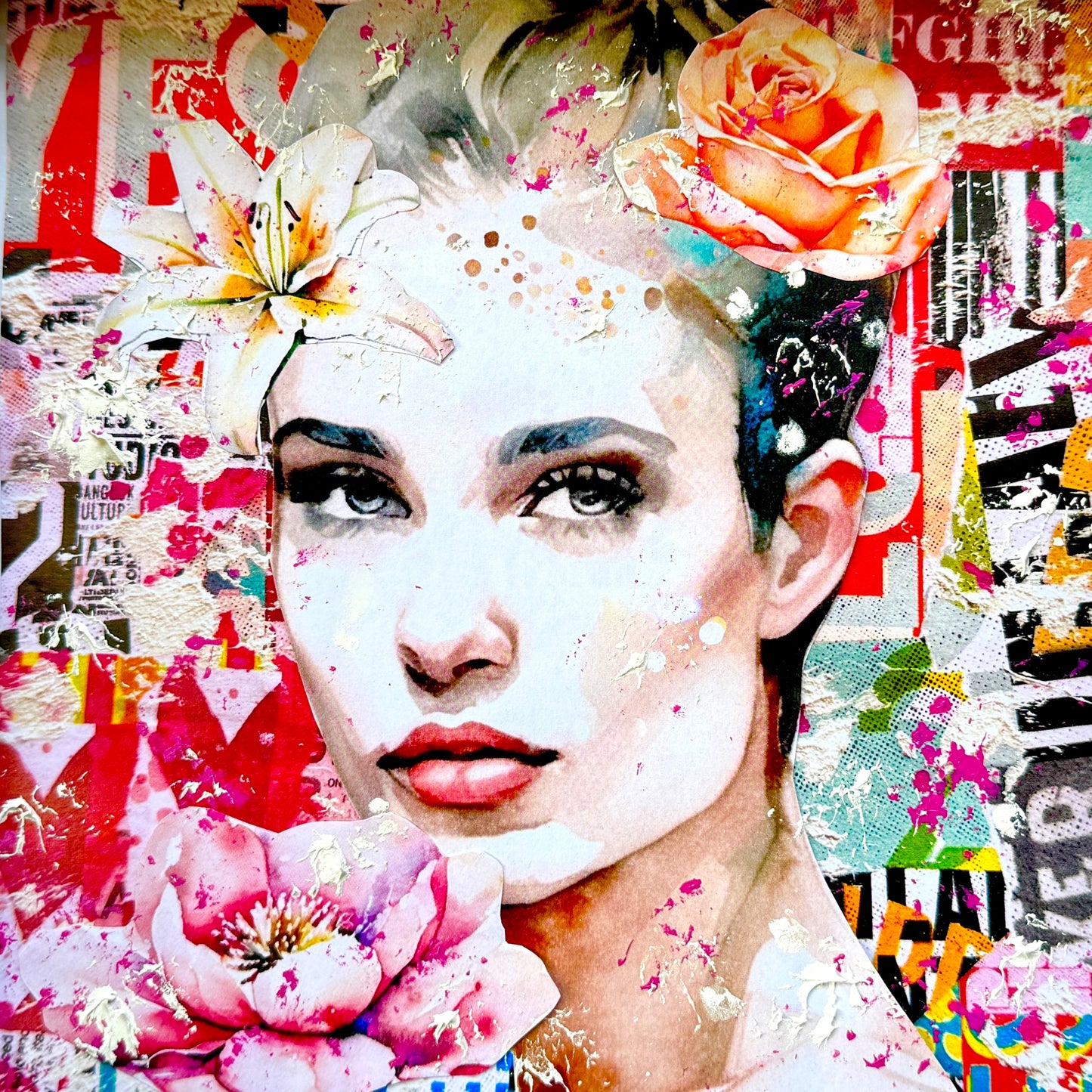 Prints für 2 Beautiful Ladies Collage