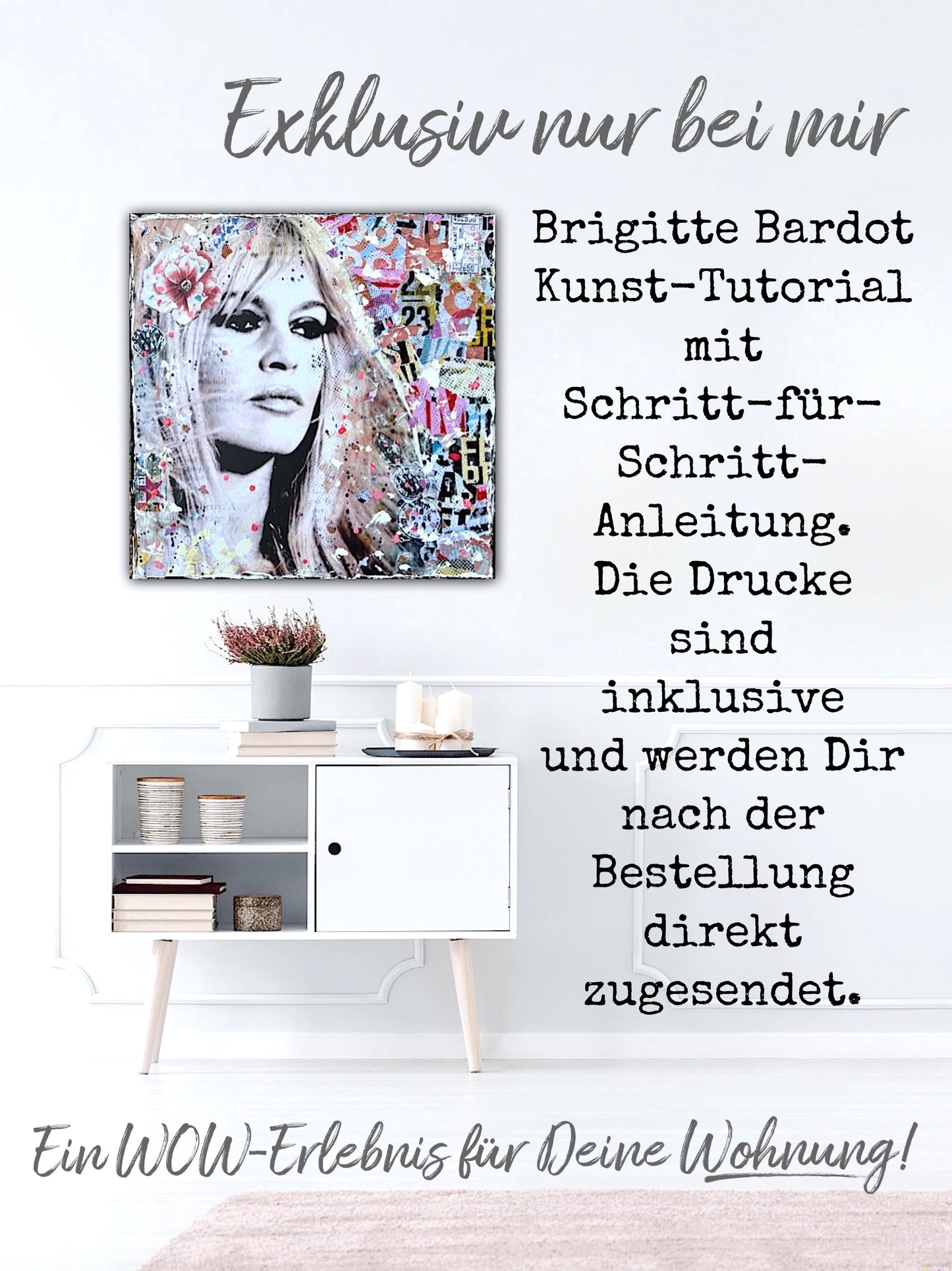 Brigitte Bardot Tutorial inkl. Prints