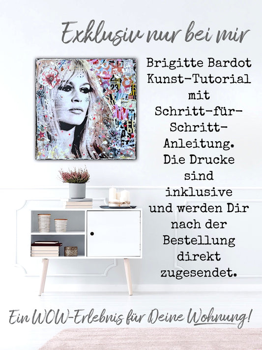Brigitte Bardot Tutorial inkl. Prints